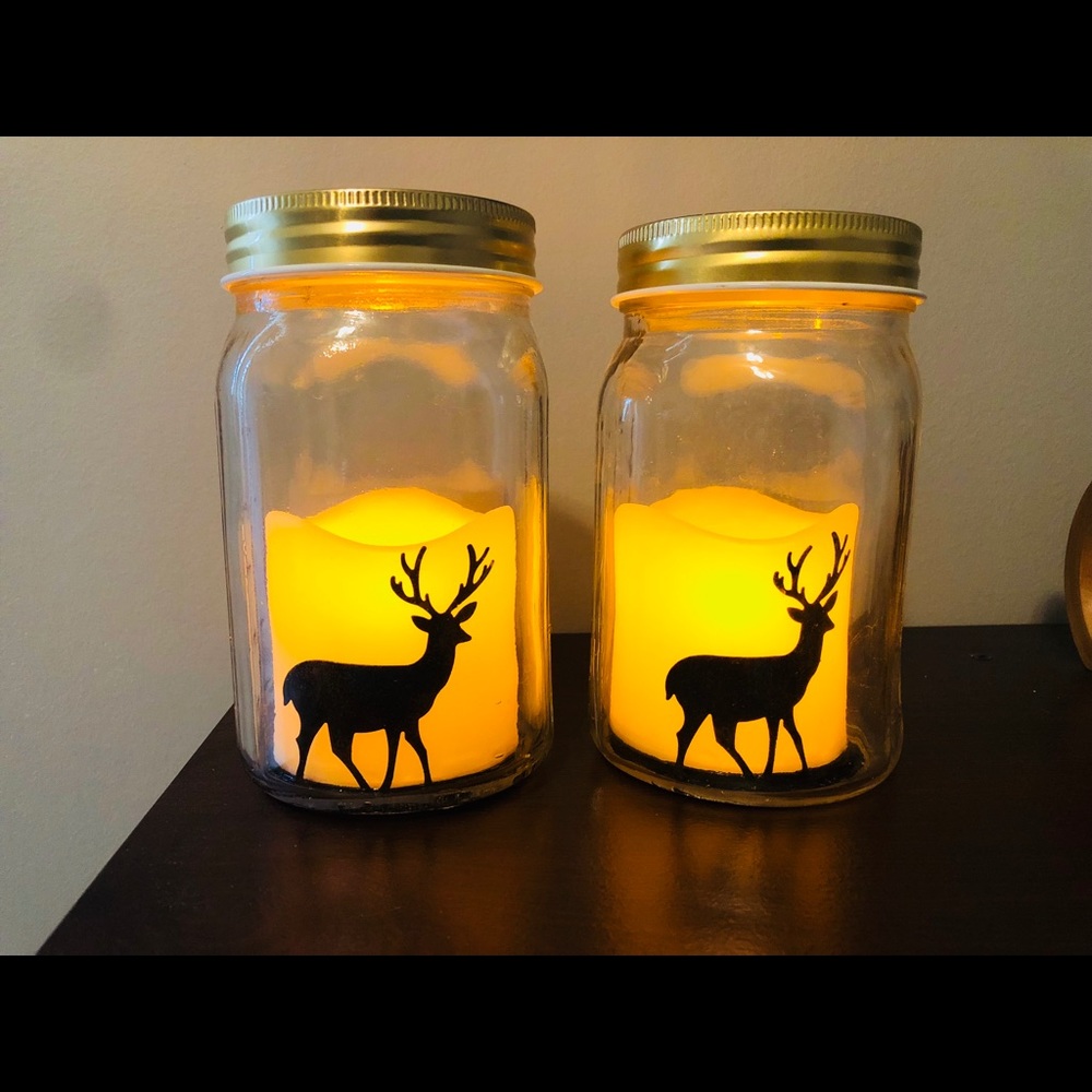 Mason Jar Flameless Candles